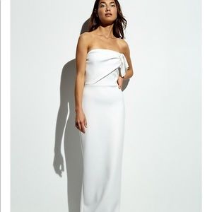 NWT White Divina Gown